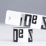 Refleksbånd medal, hvit med sort tekst. Designet av Apparatjik til Refleksdagen 2015.
